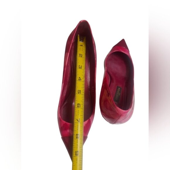 LOUIS VUITTON - Pink Flower Bloom Patent Leather Pump/Heels - Picture 2 of 16